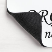 Organische stemmen zeggen moet spelen muismat (Hoek)