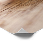 Organische sticker op appel poster (Hoek)