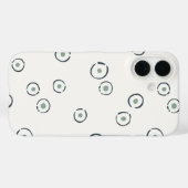 Organische Stippen Abstract Boho Gedempte Saliegro Case-Mate iPhone Case (Achterkant (horizontaal))