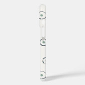 Organische Stippen Abstract Boho Gedempte Saliegro Case-Mate iPhone Case (Achterkant / Links)
