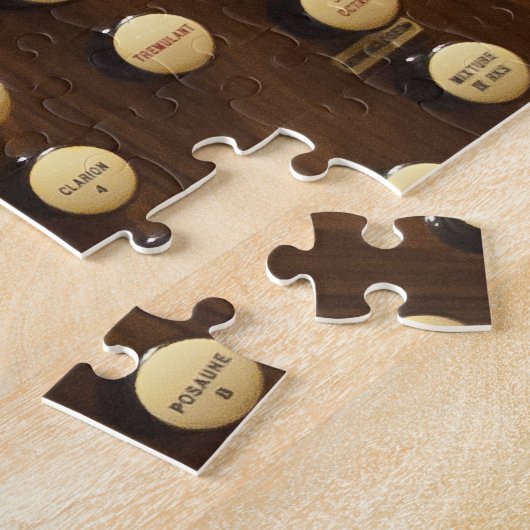 Organische stopt puzzel legpuzzel (Zijkant)