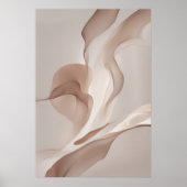 "Organische stromen" | Dynamische vormen Kunst Poster (Voorkant)