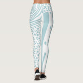 Organische stroom Modern rustiek Leggings (Achterkant)
