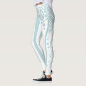 Organische stroom Modern rustiek Leggings (Links)