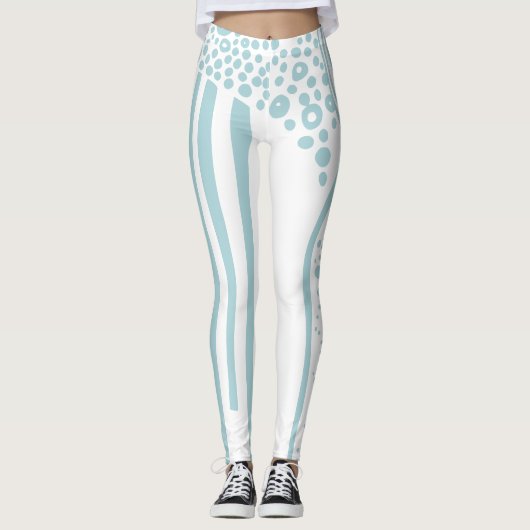 Organische stroom Modern rustiek Leggings (Voorkant)