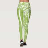 Organische stroom Modern rustiek Leggings (Achterkant)