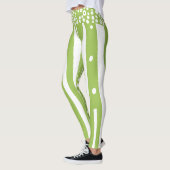 Organische stroom Modern rustiek Leggings (Links)