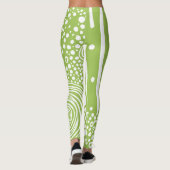Organische stroom Modern rustiek Leggings (Achterkant)