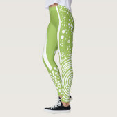 Organische stroom Modern rustiek Leggings (Links)