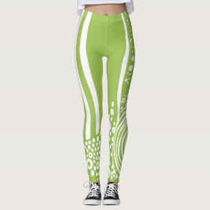 organische stroom moderne rustieke stijl leggings