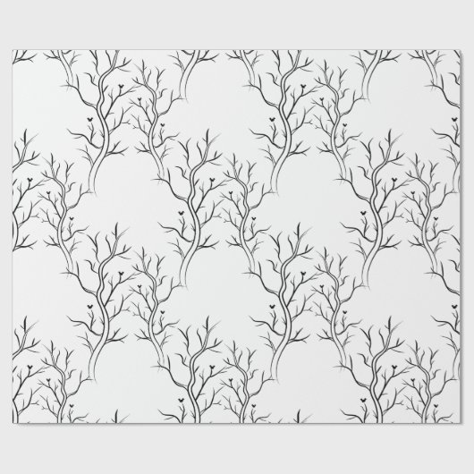 Organische - structuuromloop cadeaupapier (Vlak)