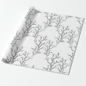 Organische - structuuromloop cadeaupapier (Uitgerold)