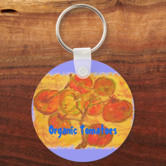 Organische tomaten sleutelhanger (Voorkant)