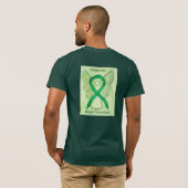 Organische transplantaatbewustzijn Ribbon Angel-Sh T-shirt (Achterkant volledig)