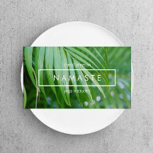 Organische tropische bladeren yoga, meditatie, hol