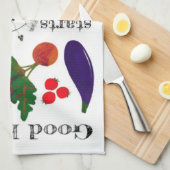 Organische tuintheekdoek theedoek (Quarter Fold)