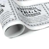 Organische vergunning cadeaupapier (Rol Hoek)