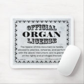 Organische vergunning muismat (Met muis)