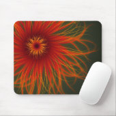 Organische vlammousepad muismat (Met muis)