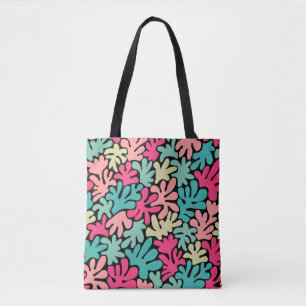 Organische vormen Abstract 240822 - Kleuren op zwa Tote Bag