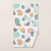 Organische vormen naadloos patroon bad handdoek (Handdoek)