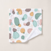 Organische vormen naadloos patroon bad handdoek (Wasdoekje)