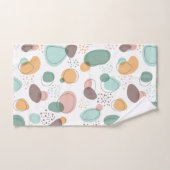 Organische vormen naadloos patroon bad handdoek (Handdoek)