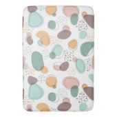 Organische vormen naadloos patroon badmat (Voorkant Verticaal)