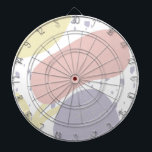 Organische vormen Sun Blob Art Pattern Dartbord<br><div class="desc">Ontworpen door Dream Big Digital Design</div>