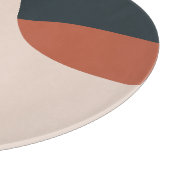 Organische vormen van hout snijplank (Hoek)