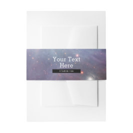 Organische witte rots retro-orion nebula EDITABLE Uitnodigingen Wikkel