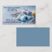 Organische zeep visitekaartje (Voorkant / Achterkant)