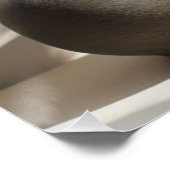 Organische Zen Japandi Dubbele Blootstelling Vaas  Perfect Poster (Hoek)