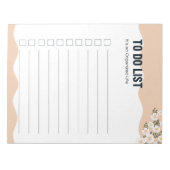 Organised Life to Do List Planner Notitieblok (Voorkant)