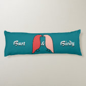 Organised Union of Birds - Pop Art - Gepersonalise Lichaamskussen (Achterkant)