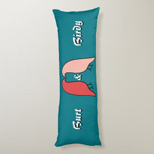 Organised Union of Birds - Pop Art - Gepersonalise Lichaamskussen (Achterkant (Verticaal))