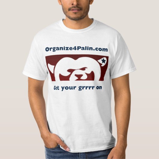 Organiseer4Palin.com Basic T-shirt (Voorkant)