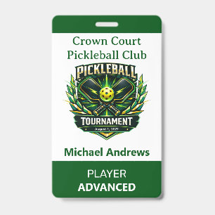 Organiseer Je Eigen Pickleball Toernooi Badge