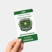 Organiseer Je Eigen Pickleball Toernooi Badge (Handheld)
