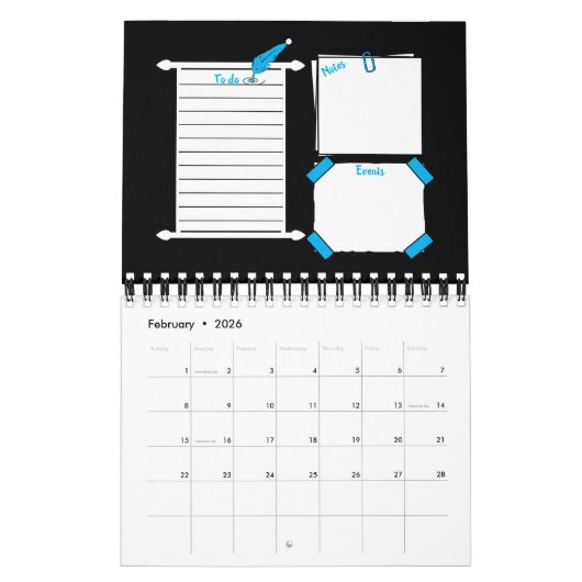 Organiseer je leven kalender (Feb 2026)