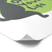 Organiseer je leven Kawaii zwarte kattenpraktijk y Poster (Hoek)