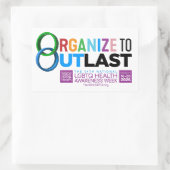 Organiseer om sticker te overleven (Tas)
