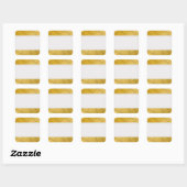 Organiseer Schone etiketten Decoratieve Gouden (Vel)