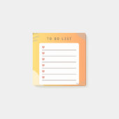 Organiseer uw dag met onze checklist post-it® notes (Voorkant)