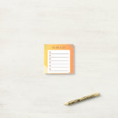 Organiseer uw dag met onze checklist post-it® notes (Op bureau)