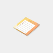 Organiseer uw dag met onze checklist post-it® notes (Schuin)