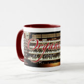 Organiseren bij uw service mok - rood (Voorkant links)