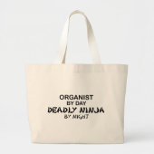 Organiseren Deadly Ninja bij nacht Grote Tote Bag (Voorkant)