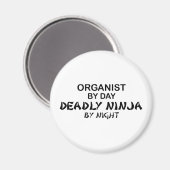 Organiseren Deadly Ninja bij nacht Magneet (Voorkant / Achterkant)