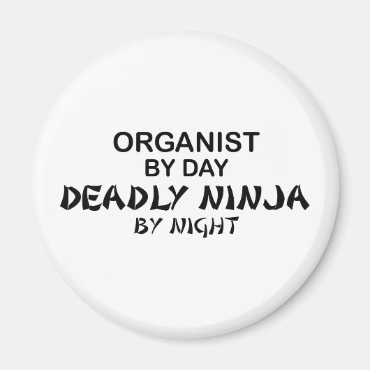 Organiseren Deadly Ninja bij nacht Magneet (Voorkant)
